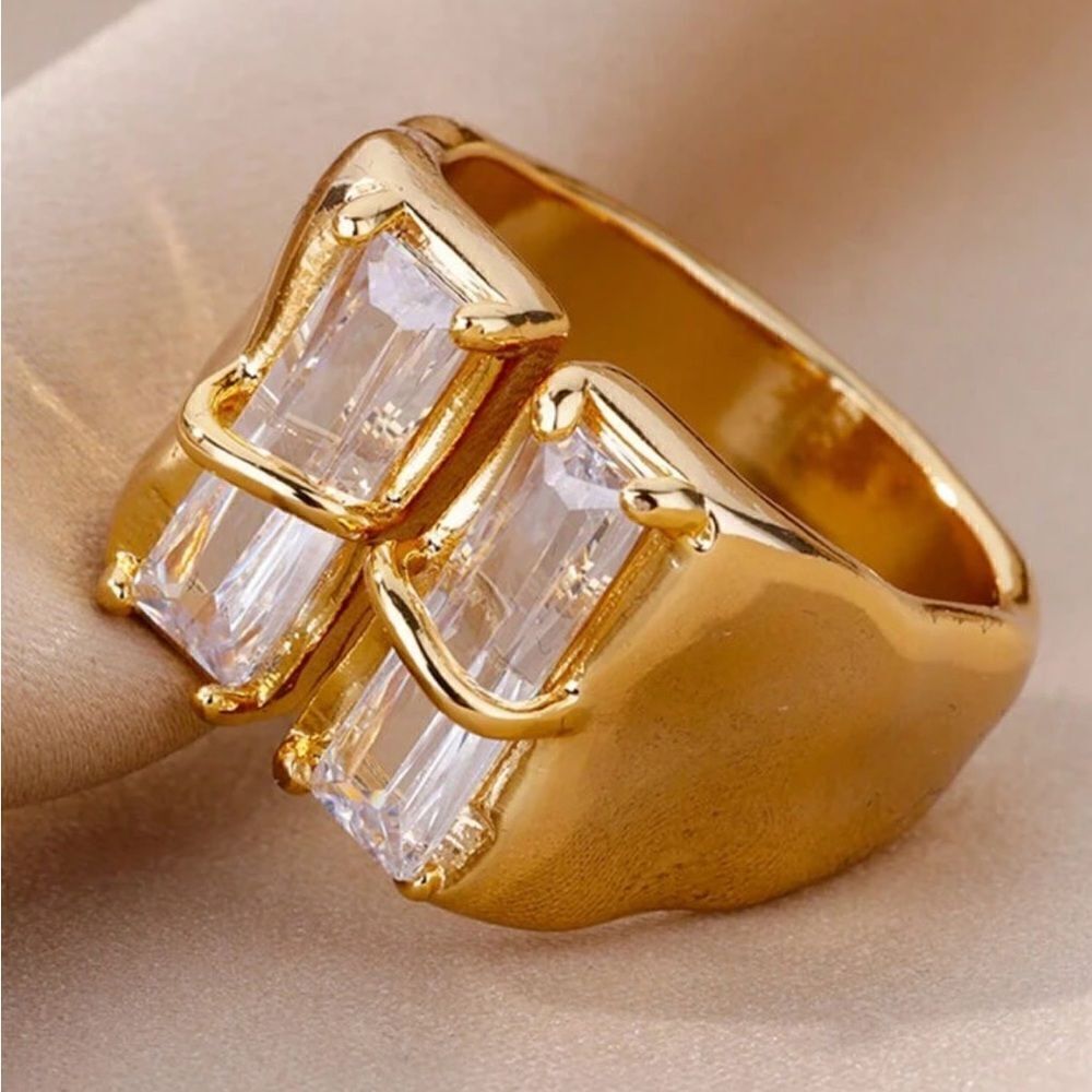Trendy style ring A658